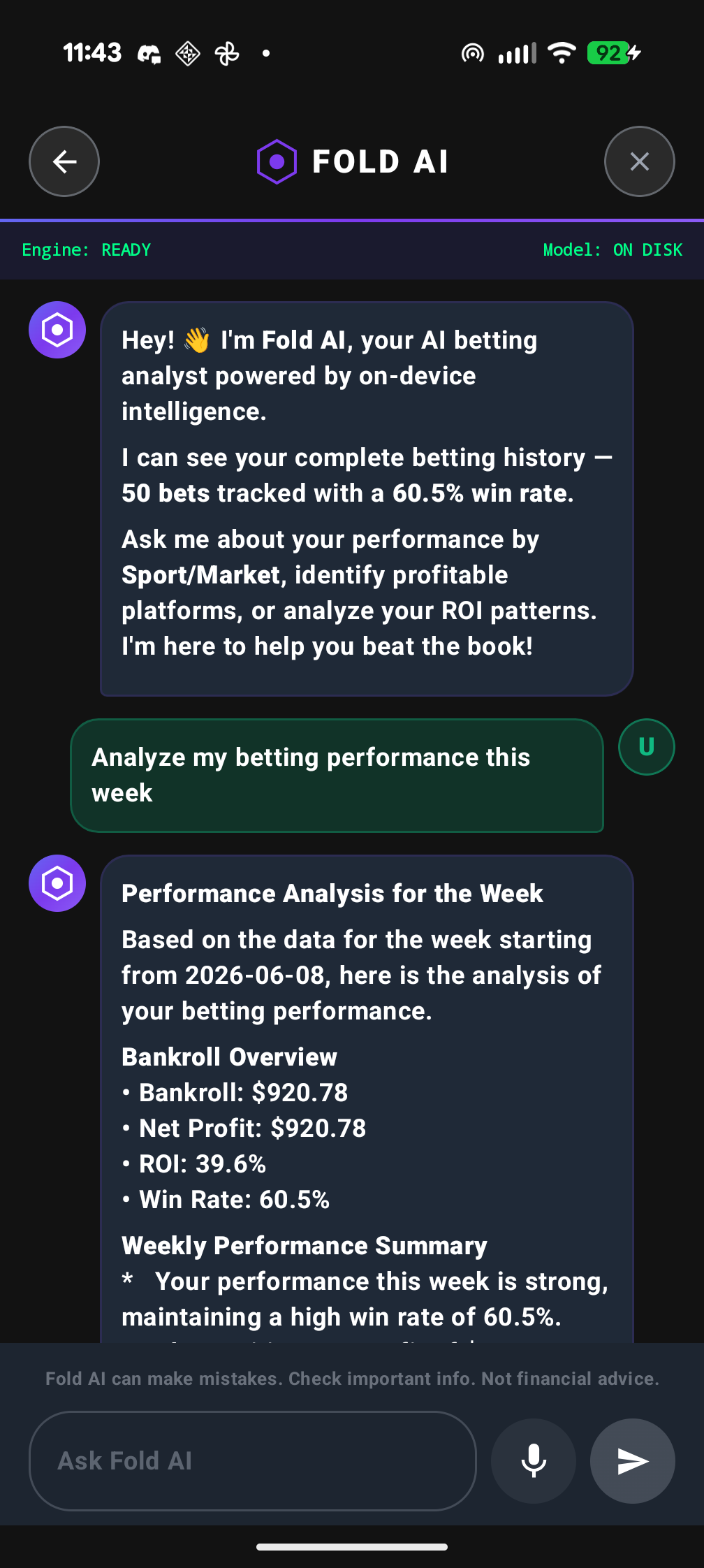 Fold AI Analyst