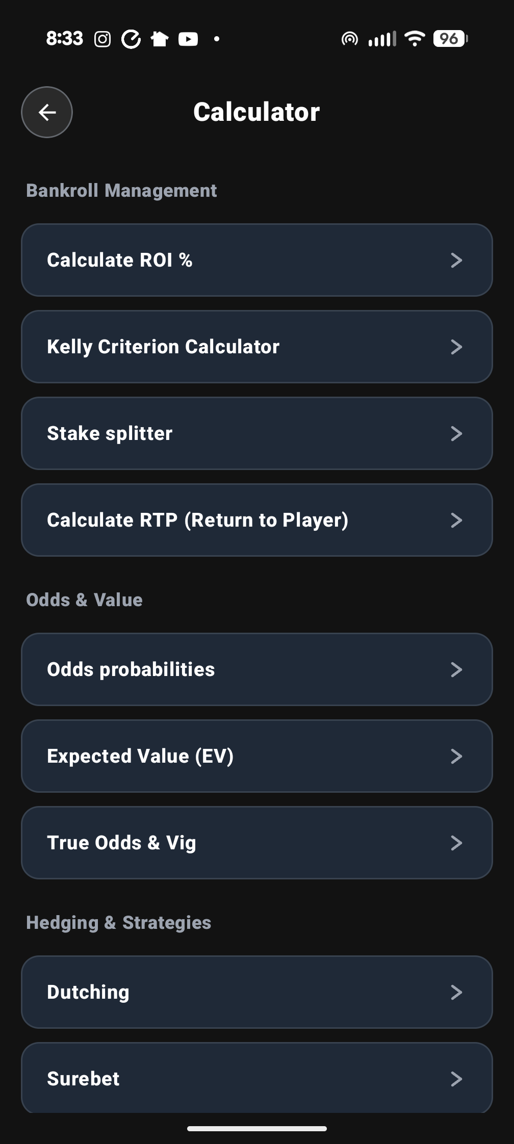 Betting Toolbox